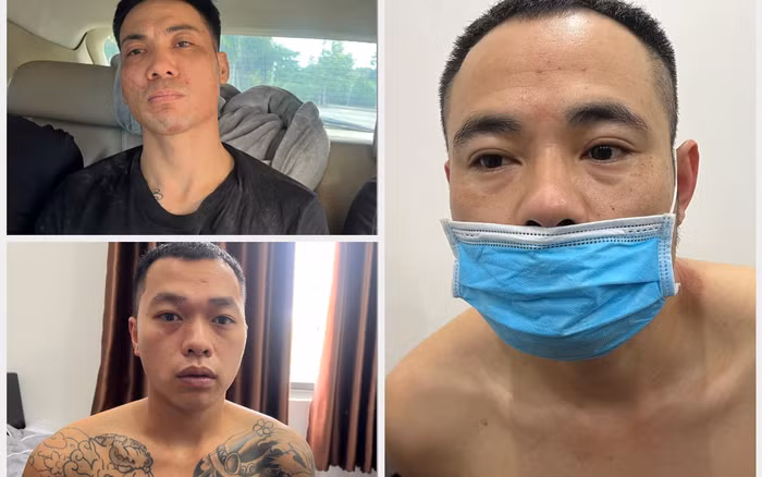 Nhóm nghi phạm bị bắt giữ gồm: Hoàng Ngọc Mẫn (36 tuổi), Nguyễn Văn Trọng (23 tuổi, cùng quê Thái Nguyên) và Phạm Văn Đồng (34 tuổi, quê Nghệ An). Theo điều tra, Mẫn bị Cơ quan CSĐT Bộ Công an ra quyết định truy nã đặc biệt về tội mua bán trái phép chất ma túy vào ngày 1/12/2021. Quá trình lẩn trốn, ngày 14/4, Mẫn cùng Trọng và Đồng sử dụng vũ khí quân dụng gây ra vụ giết người tại Yên Bái. Sau khi gây án, cả nhóm bỏ trốn vào các tỉnh thành phía Nam 