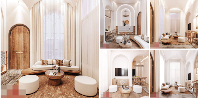 Nhà cấp 4 mái vòm bằng kính chịu nhiệt, cả năm không lo nóng bức - Hình 3 Nha cap 4 mai vom bang kinh chiu nhiet, ca nam khong lo nong buc-Hinh-3