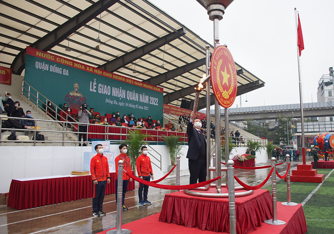 Trong năm 2022, Thành phố Hà Nội được giao chỉ tiêu 3500 công dân nhập ngũ. Đến thời điểm hiện tại đã có 3662 thanh niên nhận lệnh gọi nhập ngũ, đạt chỉ tiêu 104%.