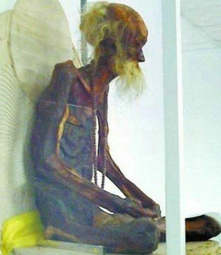 Lúc này, trên thân vị cao tăng có lấp lánh ánh hồng, đại diện cho việc vị cao tăng muốn tu thành “hồng thân”. Đây là trạng thái tiếp cận Phật gần nhất, nếu có thể liên tục duy trì thì sẽ thành Phật.