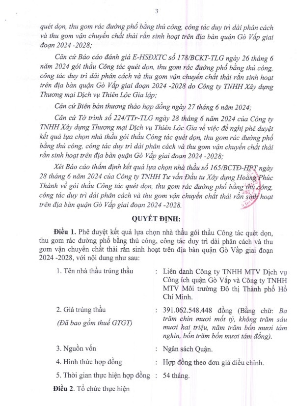 TP HCM: 1 liên danh dự gói thầu hơn 134 tỷ đồng tại Gò Vấp - Hình 5 TP HCM: 1 lien danh du goi thau hon 134 ty dong tai Go Vap-Hinh-5