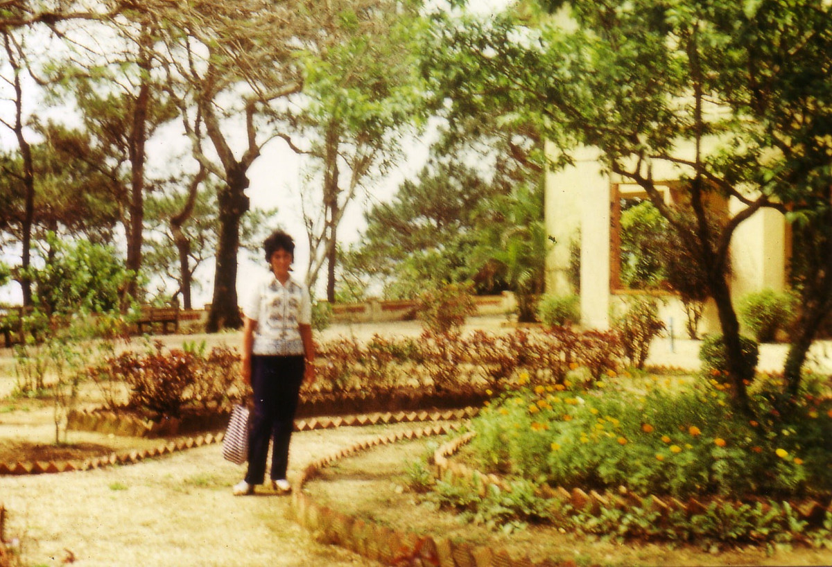 Trong công viên Thống Nhất. Ảnh: Günter Mosle.