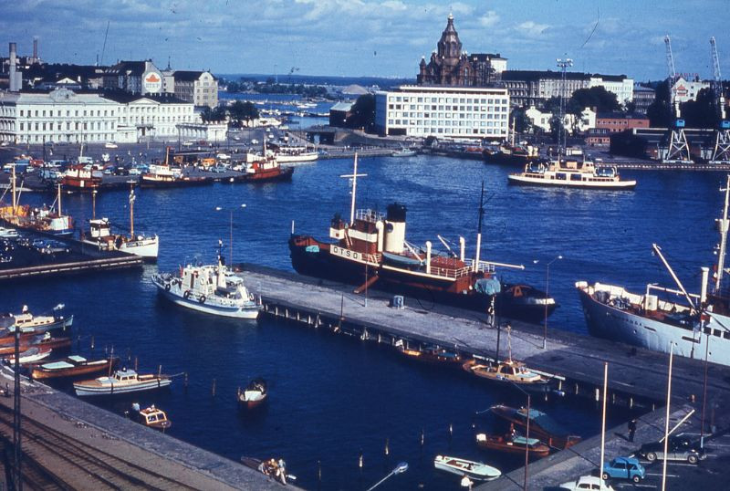 Khung cảnh tại cảng phía Nam Helsinki, 1968. Ảnh: Vintag.