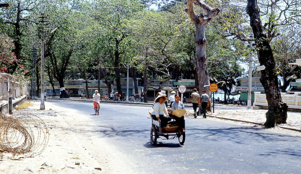Đường Quang Trung, khu vực Bãi Trước. Ảnh: Terry Maher.