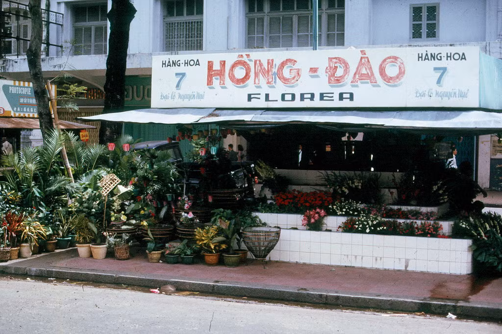 Cửa hàng bán hoa ở số 7 đại lộ Nguyễn Huệ. Ảnh: 11thrru.org.