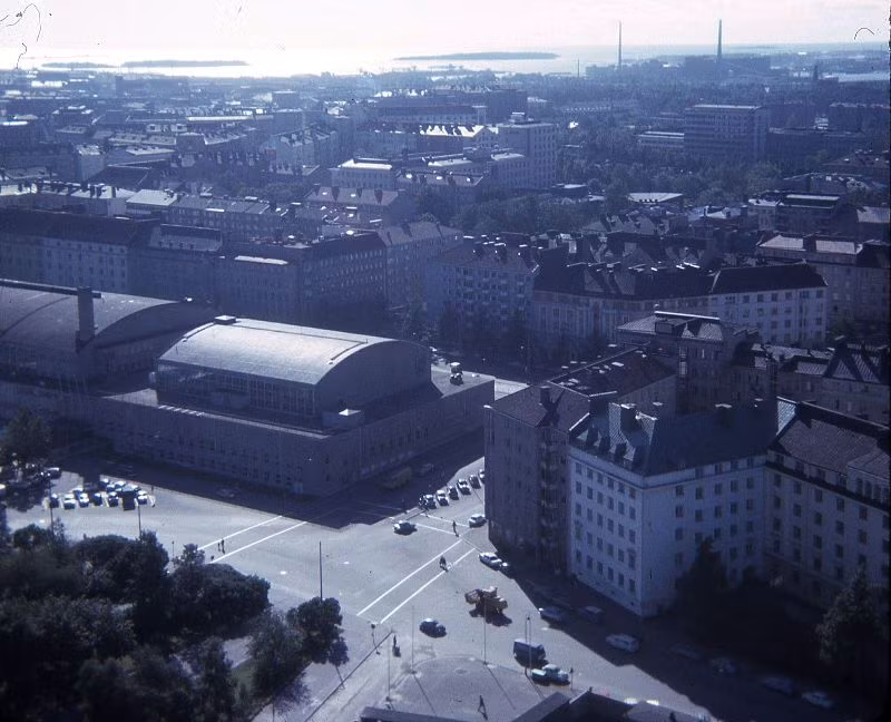 Một góc Helsinki nhìn từ trên cao, 1965. Ảnh: Vintag.