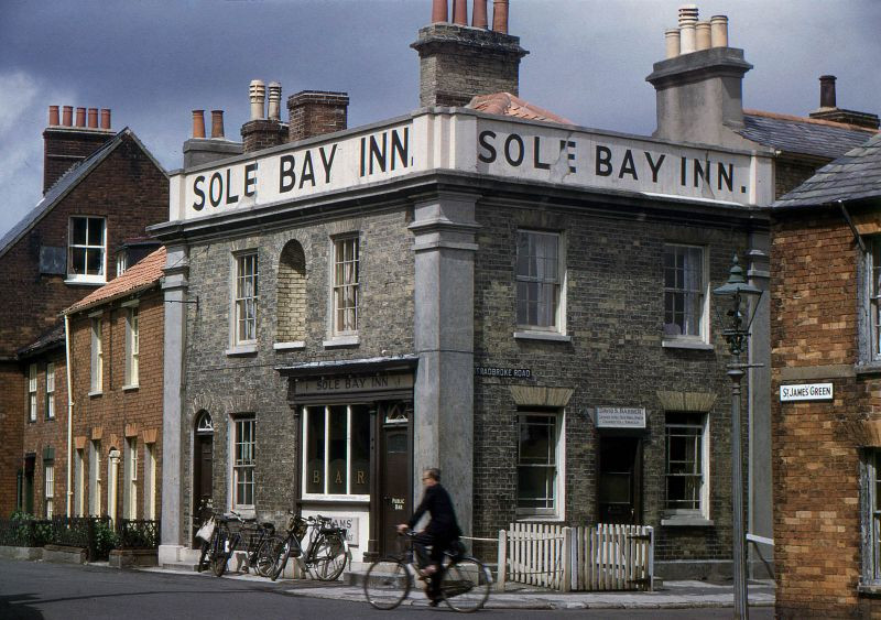 Nhà nghỉ Sole Bay ở thị trấn Southwold của nước Anh. Ảnh: Hardwicke Knight.