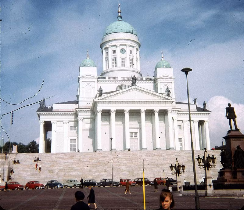 Nhà thờ Chính tòa Helsinki, 1965. Ảnh: Vintag.