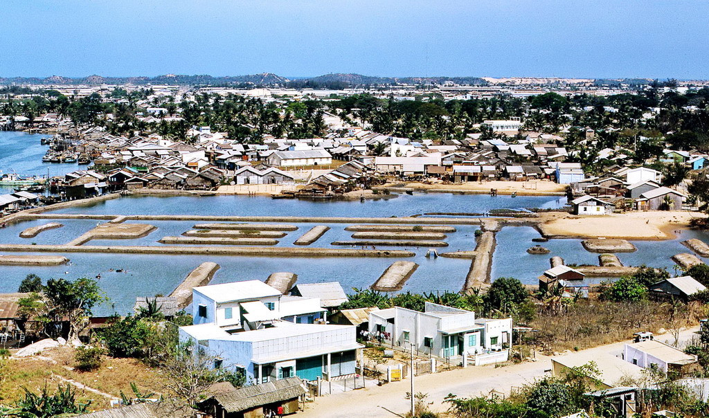 Cơ sở thủy sản ở ngoại vi Vũng Tàu. Ảnh: Terry Maher.