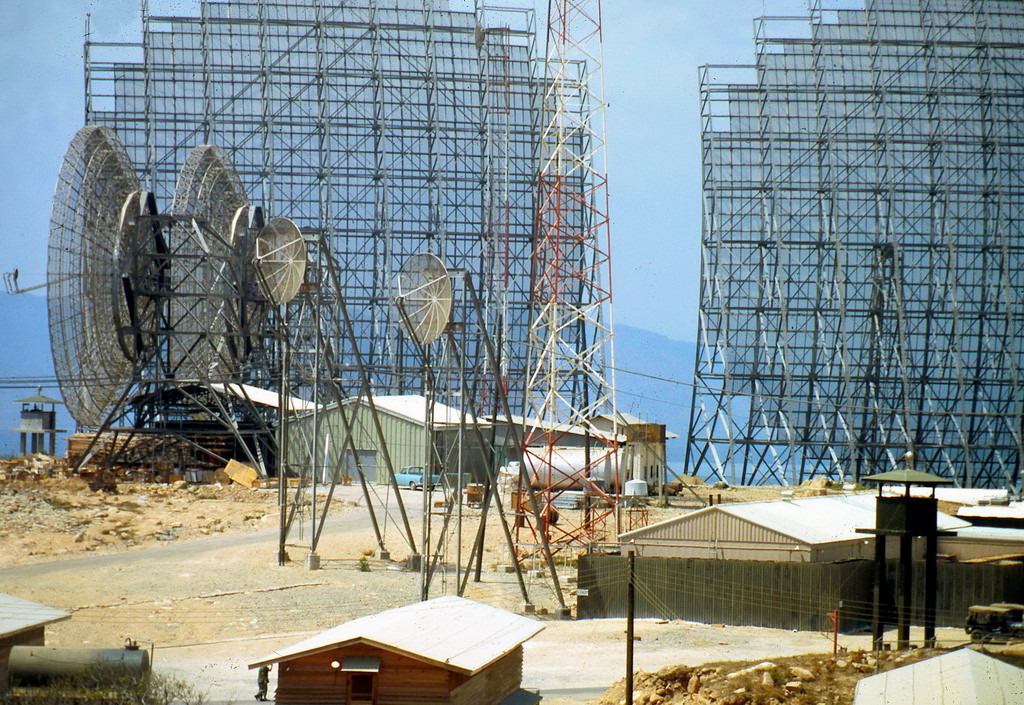 Căn cứ radar của Mỹ trên núi Lớn Vũng Tàu. Ảnh: Terry Maher.