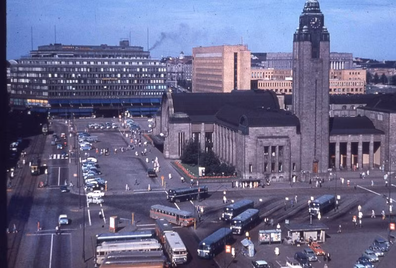 Toàn cảnh khu vực nhà ga trung tâm, 1968. Ảnh: Vintag.