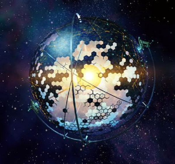 Bất kỳ cấu trúc nào như vậy sẽ phải nằm ngoài đĩa bồi tụ để nhận được toàn bộ lợi ích từ năng lượng mà lỗ đen phát ra. Một quả cầu Dyson "rắn" - hoạt động dưới 3000 kelvin - có thể được thu nhận trong tia hồng ngoại, chẳng hạn như Khảo sát Bầu trời Kỹ thuật số Sloan hoặc Khảo sát Hồng ngoại Trường rộng.