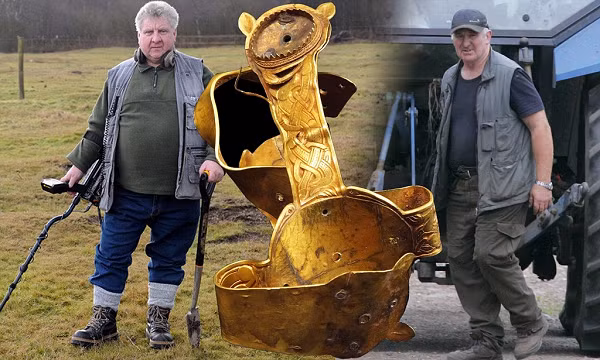 Hình dáng và hoa văn bên trên có thể thấy chúng là những mảnh vỡ của kiếm, khiên và mũ đội đầu. Theo ông Stephen thì những món đồ này có lẽ thuộc một vị hoàng thân quốc thích hoặc quý tộc nào đó.