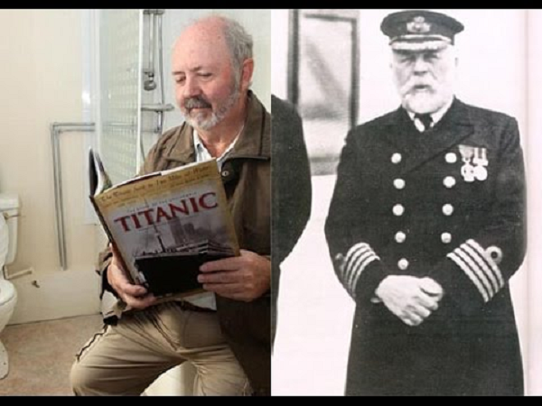Ông ta mặc bộ quần áo màu trắng. Không ai nghĩ rằng đó chính là thuyền trưởng Smith của tàu Titanic cho đến khi ông ta tự xưng danh. Khó tin hơn nữa là kể từ khi tàu Titanic bị đắm cho đến ngày nhìn thấy thì lẽ ra ông ta đã phải 140 tuổi trong lúc thực tế thì ông "thuyền trưởng Smith" này mới 60 tuổi.