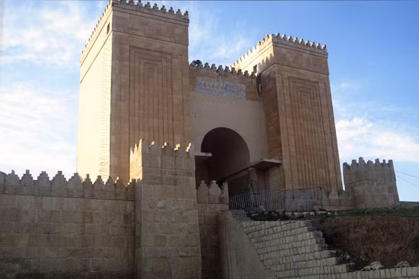 Một số học giả tin rằng Vườn treo Babylon nổi tiếng ở Nineveh là công trình đã được nhà vua này xây dựng. Tại Nineveh còn có một thư viện khổng lồ, chứa hơn 30.000 bài vị đất sét khắc họa hình ảnh hoa văn, dữ liệu, một trong những kiến trúc nổi tiếng thời bấy giờ.