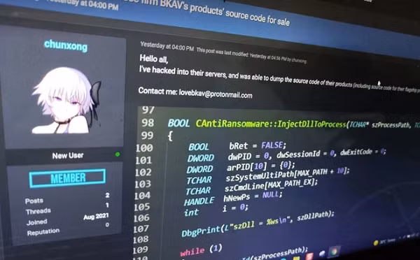 Tuy nhiên, tối ngày 8/8 người này tiếp tục tung lên những tin nhắn trên nền tảng chat nội bộ của BKAV để khẳng định mình sở hữu những dữ liệu mới, không phải dữ liệu cũ.
