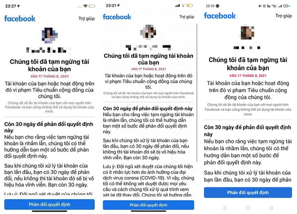 Mới đây, hàng nghìn tài khoản Facebook tại Việt Nam bỗng dưng bị khóa do vi phạm Tiêu chuẩn cộng đồng của nền tảng này khiến cộng đồng mạng vô cùng hoang mang.