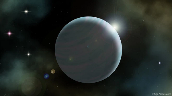 Các nhà nghiên cứu cho rằng hành tinh 55 Cancri e không hề có nước và dường như được cấu tạo chủ yếu từ carbon như than chì và kim cương, sắt, silic cacbua và có thể là một số chất slicat. Cấu tạo này hoàn toàn khác với Trái đất với lõi giàu ôxy và cực kỳ hiếm carbon.