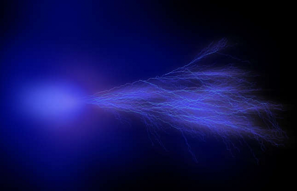 Hình ảnh minh họa này cho thấy sét dị hình trông như thế nào trong bầu khí quyển sao Mộc.