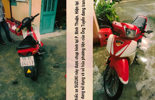 Chiếc xe của anh Tuyền bị chiếm đoạt trái phép gần 2 năm qua.