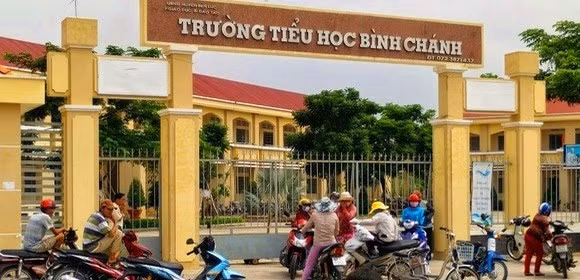 Trường tiểu học Bình Chánh. Nguồn ảnh: Zing