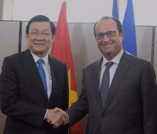 ​Chu tich nuoc de nghi Phap phat huy vai tro tai bien Dong