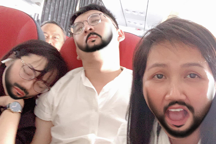 Người đẹp dìm hàng bản thân, các đồng nghiệp. Ảnh: FBNV