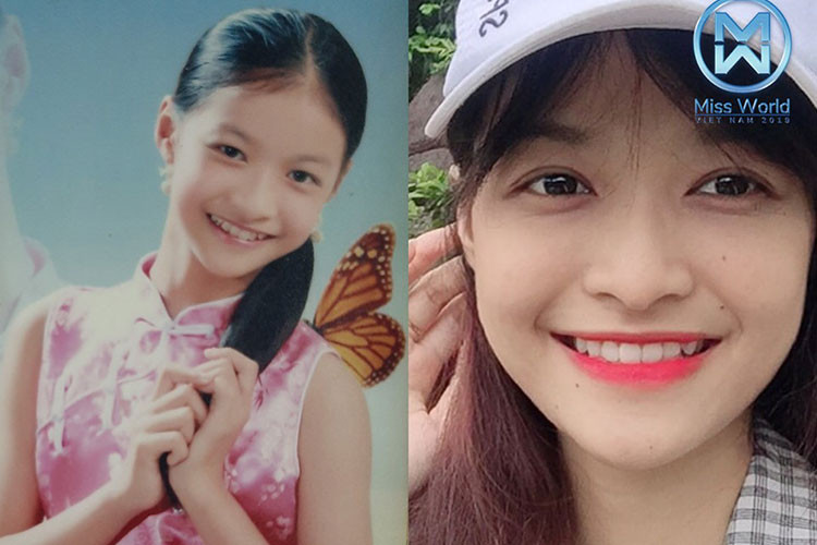 Hình ảnh "xinh từ bé" của Kiều Loan.