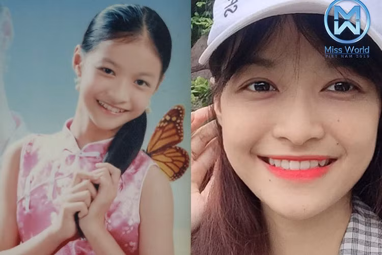 Hình ảnh "xinh từ bé" của Kiều Loan.