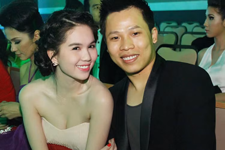 Ngọc Trinh không chỉ là gà cưng của Khắc Tiệp mà còn được cho là từng yêu ông bầu này. Ảnh: Giadinhnet