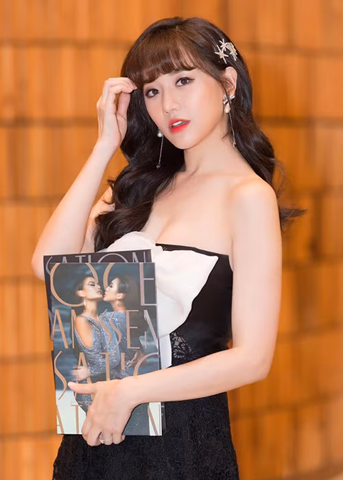 Vóc dáng của Hari Won quyến rũ bội phần sau khi cô kết hôn.