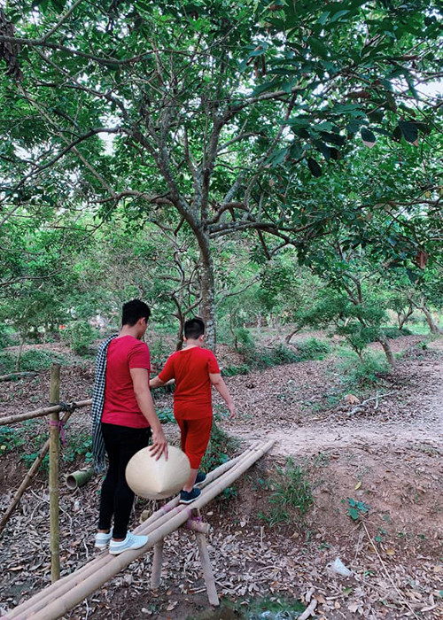 Thiện Nhân có vóc dáng khá mũm mĩm.