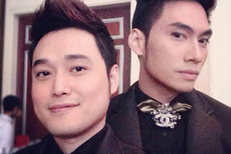 Trong 10 năm qua, Lý Quí Khánh và Quang Vinh dính như sam, dấy nghi vấn tình cảm giữa hai người. Ảnh: Saostar