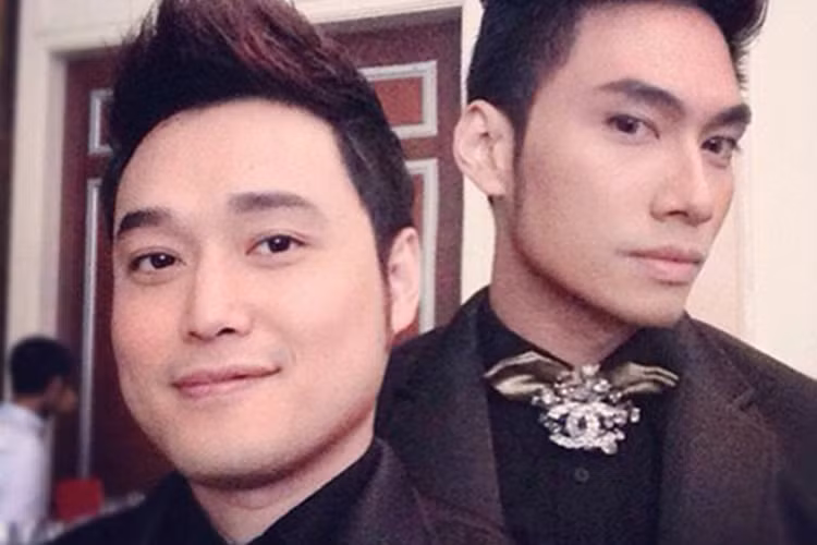 Trong 10 năm qua, Lý Quí Khánh và Quang Vinh dính như sam, dấy nghi vấn tình cảm giữa hai người. Ảnh: Saostar