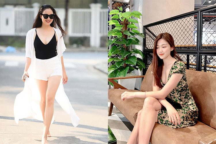 Hồng Diễm (trái) sinh năm 1982 trong khi Lương Thanh năm nay mới 23 tuổi.