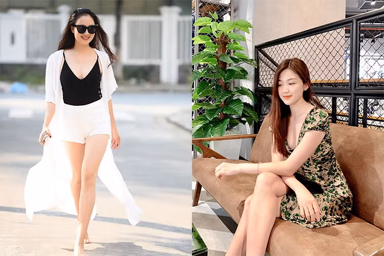 Hồng Diễm (trái) sinh năm 1982 trong khi Lương Thanh năm nay mới 23 tuổi.