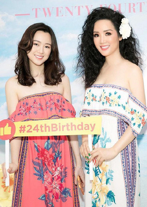 Khi bước vào tuổi trưởng thành, con gái sao Việt Giáng My xinh đẹp ngời ngời, ai cũng xúi đi thi hoa hậu.