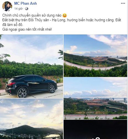 Sau ban xe hoi cu, MC Phan Anh tiep tuc rao ban dat biet thu
