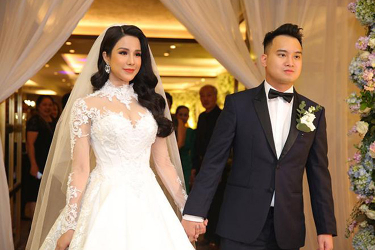 Diệp Lâm Anh thừa nhận mang bầu 4 tháng sau 7 tuần làm đám cưới. Hiện, người đẹp mang thai lần 2. Ảnh: Khám phá