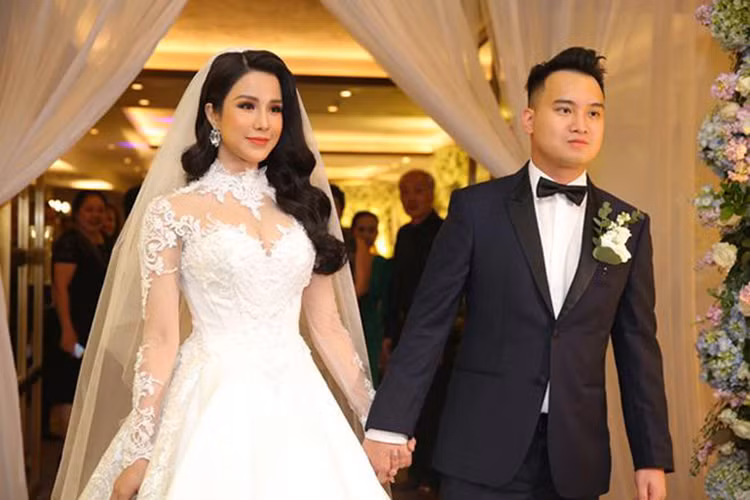 Diệp Lâm Anh thừa nhận mang bầu 4 tháng sau 7 tuần làm đám cưới. Hiện, người đẹp mang thai lần 2. Ảnh: Khám phá