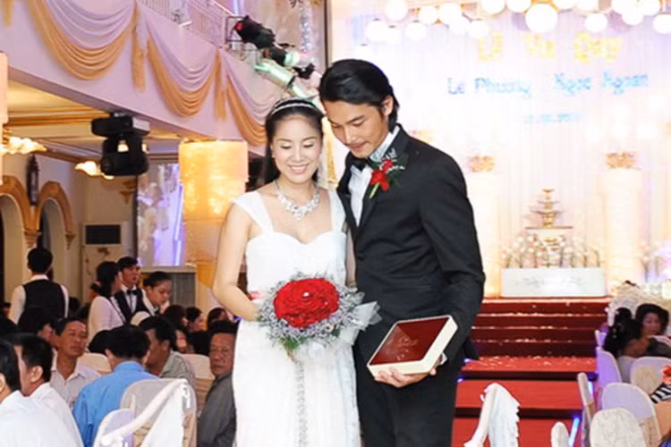 Lê Phương có bầu trước khi cưới Quách Ngọc Ngoan. Hiện, Lê Phương sắp sinh con cho người chồng thứ 2. Ảnh: Khỏe và đẹp