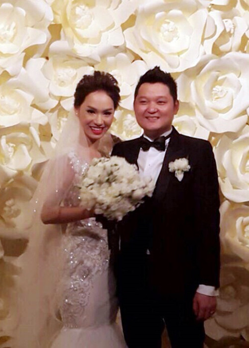 Mỹ nhân Việt cưới chạy bầu Trà My Idol kết hôn vào tháng 6/2014 và sinh con trai vào cuối tháng 11 cùng năm. Ảnh: Dân Việt