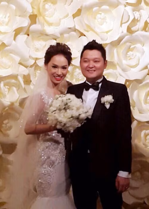 Mỹ nhân Việt cưới chạy bầu Trà My Idol kết hôn vào tháng 6/2014 và sinh con trai vào cuối tháng 11 cùng năm. Ảnh: Dân Việt