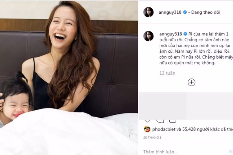 An Nguy thi thoảng chia sẻ clip, hình ảnh của mình.