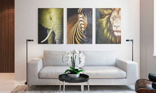 4 dieu cam ky khi treo tranh phong thuy phong khach