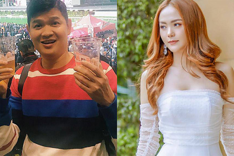 Năm 2018, cư dân mạng truy tìm được hình ảnh và danh tính bạn trai giấu mặt của Minh Hằng là bạn trai cũ của Cao Thái Hà. Ảnh: Khám phá