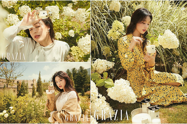 Nhan sắc nữ thần của Ji Won khi chụp ảnh tạp chí.