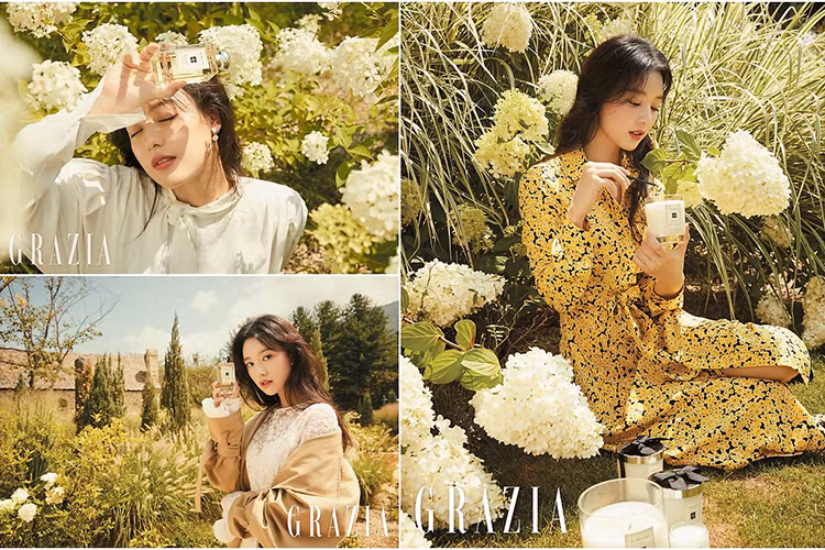 Nhan sắc nữ thần của Ji Won khi chụp ảnh tạp chí.