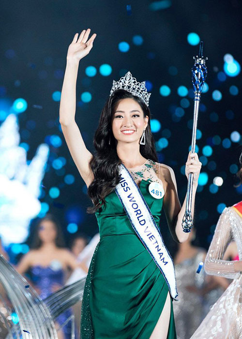 Lương Thùy Linh tiết lộ người cô thần tượng chính là Hoa hậu Mai Phương Thúy. Ảnh: Vietnamnet