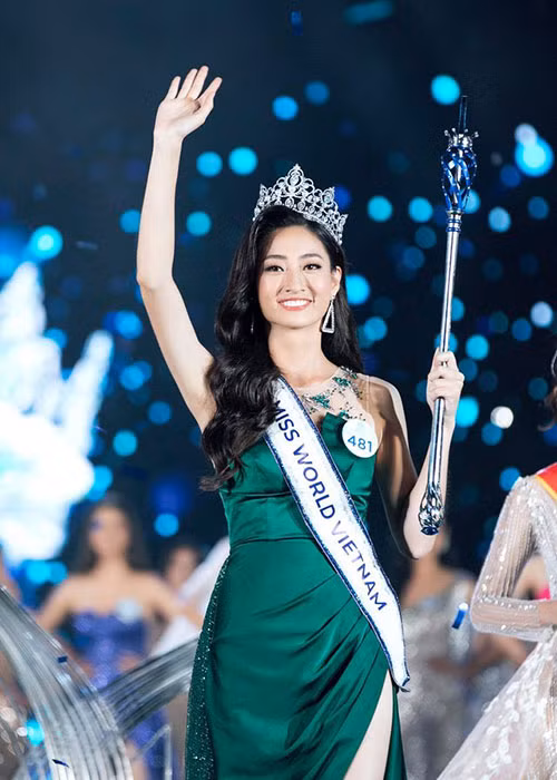 Lương Thùy Linh tiết lộ người cô thần tượng chính là Hoa hậu Mai Phương Thúy. Ảnh: Vietnamnet